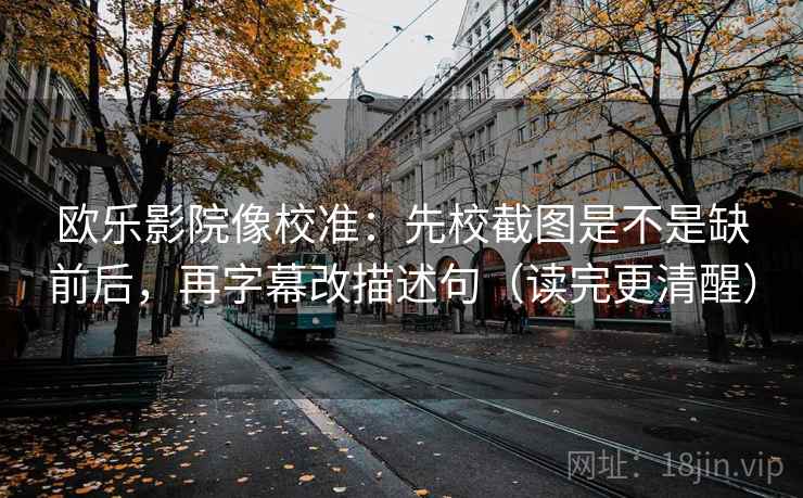 欧乐影院像校准：先校截图是不是缺前后，再字幕改描述句（读完更清醒）